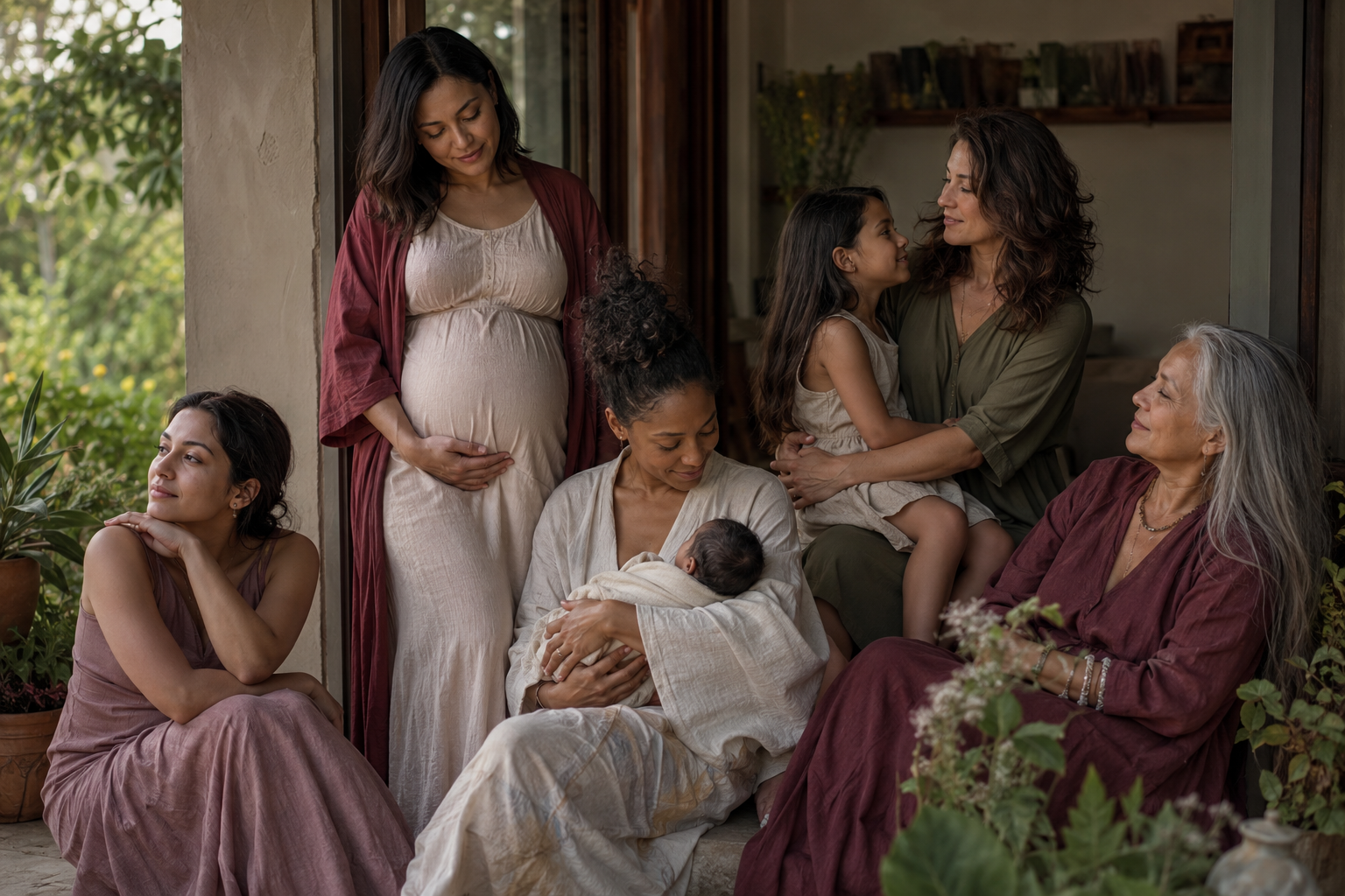 Women across pregnancy, motherhood and life stages in one continuum