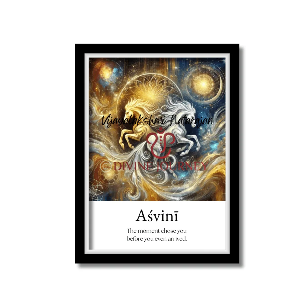 Aśvinī Nakshatra fine art print