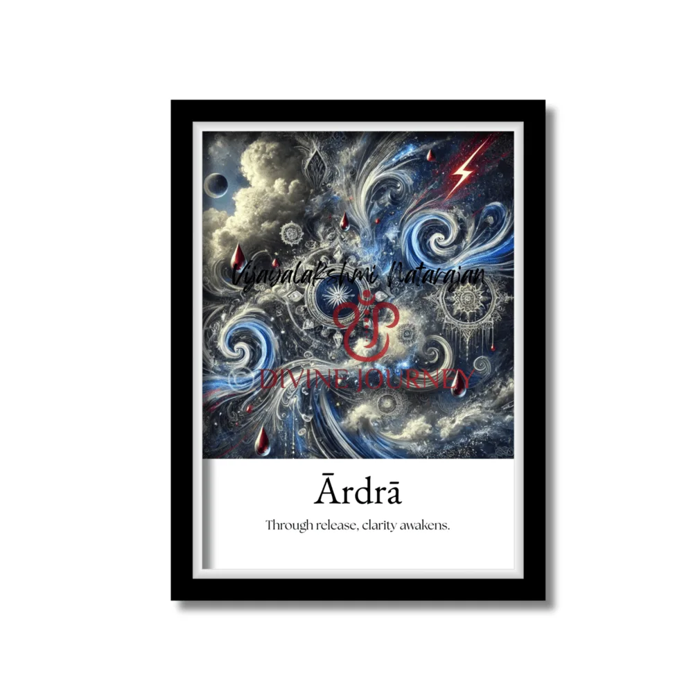 Ārdrā Nakshatra fine art print