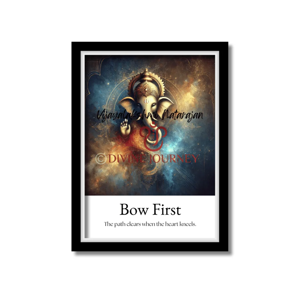 Gaṇeśa companion fine art print